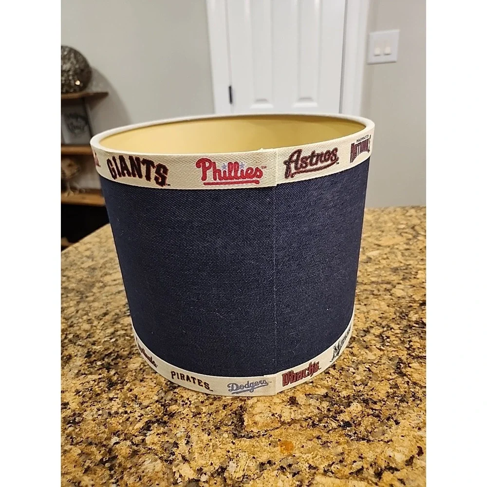 MLB Major League Baseball Team Logo Heavy Canvas Table‎ Lamp Shade